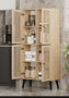 Hanah Home Armario Multiusos Roble Zafiro